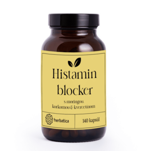 Histamin blocker s moringou, kurkumou a kvercetínom - 140 kapsúl - Herbatica vyobraziť