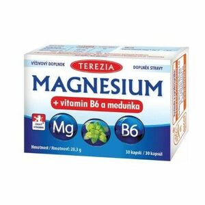 TEREZIA Magnezium + vitamín B6 a medovka 30 kapsúl vyobraziť
