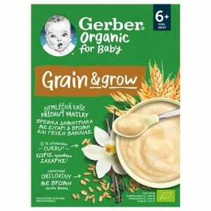 GERBER Organic nemliečna kaša pšenično-ovsená bio príchuť vanilka od ukonč. 6.mesiac 200 g vyobraziť