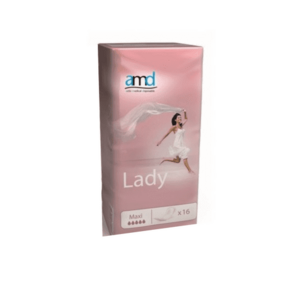 AMD Lady maxi inkontinenčné vložky pre ženy 8, 5 x14, 1 cm nasiakavosť 800 ml 16 ks vyobraziť
