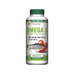 BIO-PHARMA Omega 3 1000 mg 100 + 60 zadarmo 160 kapsúl vyobraziť