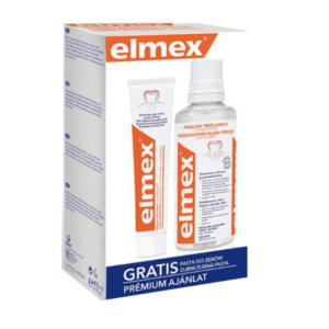 ELMEX Caries protection ústna voda + zubná pasta gratis 400 ml + 75 m vyobraziť
