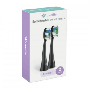 TRUELIFE Sonicbrush K-series heads standard black náhradné hlavice pre sonickú zubnú kefku 2 ks vyobraziť