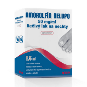 AMOROLFIN Belupo 50 mg/ml liečivý lak na nechty 2, 5 ml vyobraziť