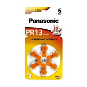 PANASONIC Pr13 batérie pr48 do načúvacích prístrojov 6 ks vyobraziť