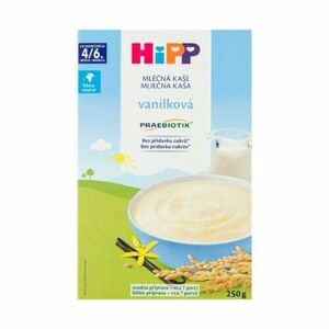 HiPP Mliečna prvá kaša praebiotik vanilková pre dojčatá od ukonč. 4/6. mesiaca 250 g vyobraziť