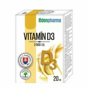 EDENPHARMA Vitamín D3 2000 I.U. kvapky 20 ml vyobraziť
