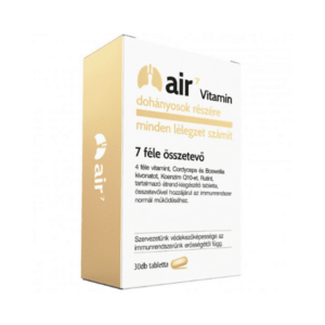 AIR7 Vitamín pre pľúca pre fajčiarov 7 zložiek + cordyceps + boswelia 30 tabliet vyobraziť