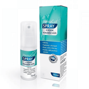 HEMACUT Spray sprej na hojenie poranení kože 15 ml vyobraziť