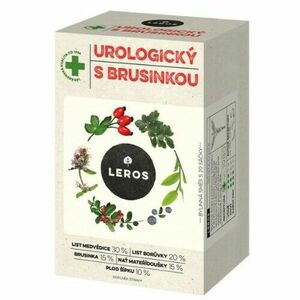 LEROS Urologický čaj s brusnicou bylinná čajová zmes nálevové vrecká 20 x1, 5 g vyobraziť