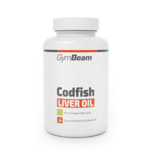 GYMBEAM Codfish liver oil olej z treščej pečene 90 kapsúl vyobraziť
