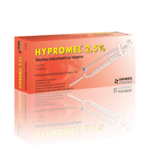 HYPROMEL 2, 5% roztok viskoelastický očný sterilný injekčná striekačka 2 ml vyobraziť