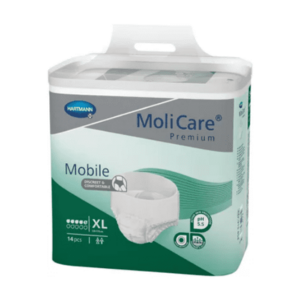 MOLICARE Premium mobile 5 kvapiek XL zelené plienkové nohavičky naťahovacie 14 ks vyobraziť