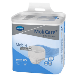 MOLICARE Premium mobile 6 kvapiek XS modré plienkové nohavičky naťahovacie 14 ks vyobraziť