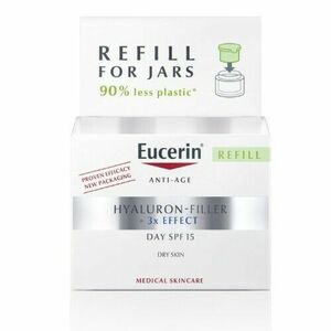 EUCERIN Hyaluron-filler + 3 x effect denný krém refill suchá pleť anti-age spf15 náhradná náplň 50 ml vyobraziť