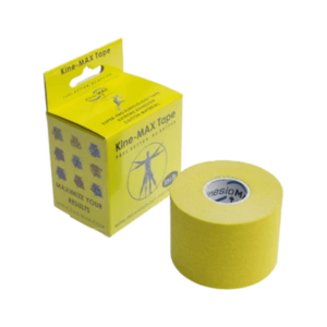KINE-MAX Super-pro cotton kinesiology tape žltá tejpovacia páska 5 cm x 5 m 1 ks vyobraziť
