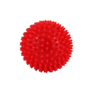 GYMY Masážna loptička ježko červená priemer 9 cm 1 ks vyobraziť