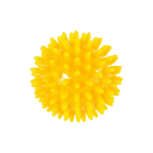 GYMY Masážna loptička ježko žltá priemer 8 cm 1 ks vyobraziť