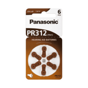 PANASONIC Pr312 batérie pr41 do načúvacích prístrojov 6 ks vyobraziť