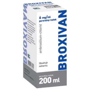 BROXIVAN 6 mg/ml perorálny roztoksol por fľ. skl. hnedá + plast. odmer. 200 ml vyobraziť