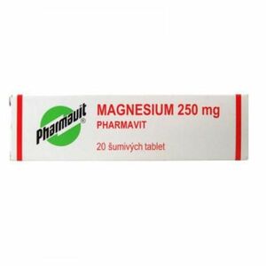 PHARMAVIT Magnesium 250 g 20 šumivých tabliet vyobraziť
