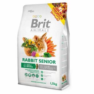 BRIT Animals rabbit senior complete krmivo pre králiky 1, 5 kg vyobraziť