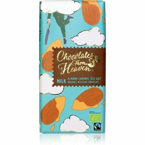 Chocolates from Heaven Mliečna čokoláda s mandľami, karamelom a morskou soľou mliečna čokoláda v BIO kvalite 100 g vyobraziť