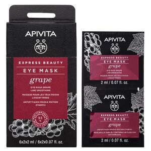 APIVITA Express Beauty Grape Eye Mask, 2x2ml vyobraziť