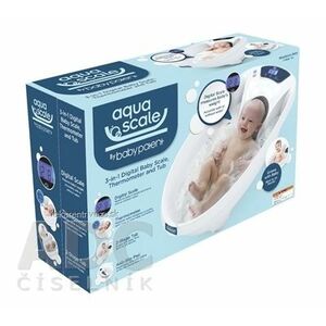 Baby Patent Digitálna vanička pre deti Aquascale 3v1, s integrovanou váhou a teplomerom 1x1 ks vyobraziť