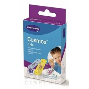 COSMOS Kids náplasť na rany, 2 veľkosti (1, 9cmx7, 2cm) (1, 6cmx5, 7cm) 1x20 ks vyobraziť