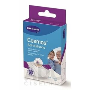 COSMOS Soft Silicone náplasť na rany, pre citlivú pokožku (6 x 10 cm) 1x5 ks vyobraziť