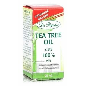 DR. POPOV TEA TREE OIL čistý 100% olej z čajovníka austrálskeho 1x25 ml vyobraziť