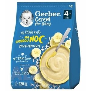 Gerber Cereal Mliečna KAŠA Dobrú noc Banánová (od ukonč. 4. mesiaca) 1x230 g vyobraziť
