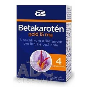 GS Betakarotén gold 15 mg cps s nechtíkom a šafranom 1x30 ks vyobraziť