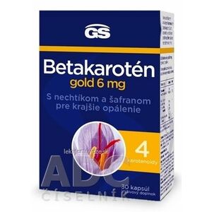GS Betakarotén gold 6 mg cps s nechtíkom a šafranom 1x30 ks vyobraziť