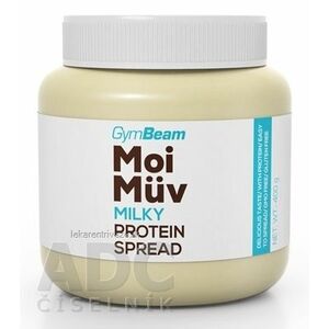 GymBeam MoiMüv Protein Spread MILKY proteínová nátierka, príchuť bielej čokolády 1x400 g vyobraziť
