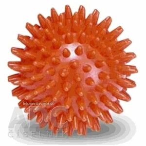 GYMY MASÁŽNA LOPTIČKA - ježko 6 cm oranžová, priemer 6 cm 1x1 ks vyobraziť