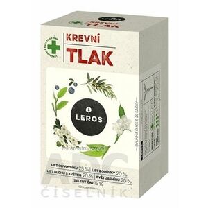 LEROS KRVNÝ TLAK bylinná čajová zmes, nálevové vrecká 20x1, 5 g (30 g) vyobraziť