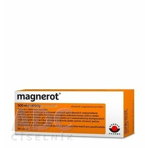 MAGNEROT 500 mg tbl (blis.PVC/PVDC/Al) 1x50 ks vyobraziť