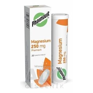MAGNESIUM 250 mg PHARMAVIT tbl eff (tuba PP) 1x20 ks vyobraziť