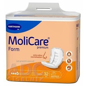 MoliCare Premium Form 4 kvapky vkladacie plienky, savosť 1493 ml, 1x32 ks vyobraziť