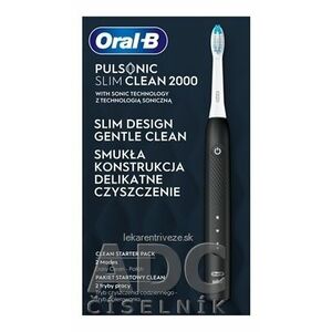 Oral-B PULSONIC SLIM CLEAN 2000 Black sonická zubná kefka 1x1 ks vyobraziť