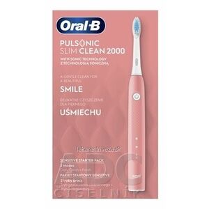 Oral-B PULSONIC SLIM CLEAN 2000 Pink sonická zubná kefka 1x1 ks vyobraziť