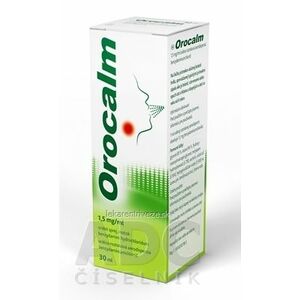 Orocalm 1, 5 mg/ml orálna roztoková aerodisperzia aer ors 176 vstrekov (fľ.HDPE s dáv.pumpou) 1x30 ml vyobraziť