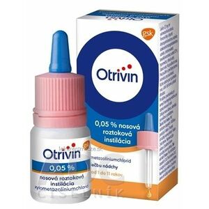 Otrivin 0, 05 % int nao, kvapky 0, 5 mg 1x10 ml vyobraziť