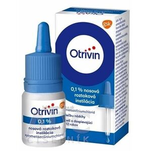 Otrivin 0, 1 % int nao, kvapky 1 mg 1x10 ml vyobraziť