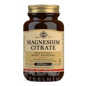 Solgar Magnesium citrát 200 mg tbl 1x60 ks vyobraziť