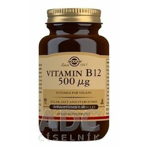 Solgar Vitamin B12 500 µg cps 1x50 ks vyobraziť