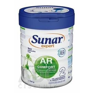 Sunar Expert AR+COMFORT 2 dojčenská výživa (od ukonč. 6. mesiaca) (inov. 2023) 1x700 g vyobraziť