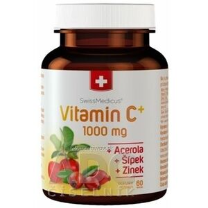 SwissMedicus Vitamín C+ 1000 mg cps 1x60 ks vyobraziť